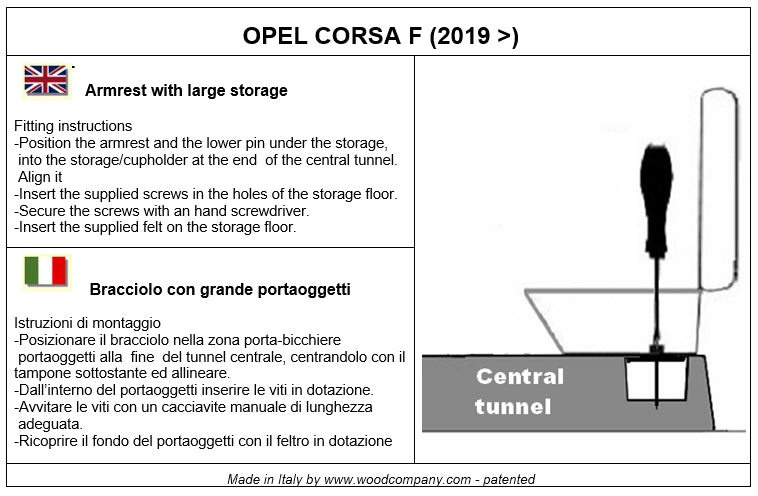 Opel Corsa F és Corsa e-elektromos kartámasz-láthatatlan összeszerelés