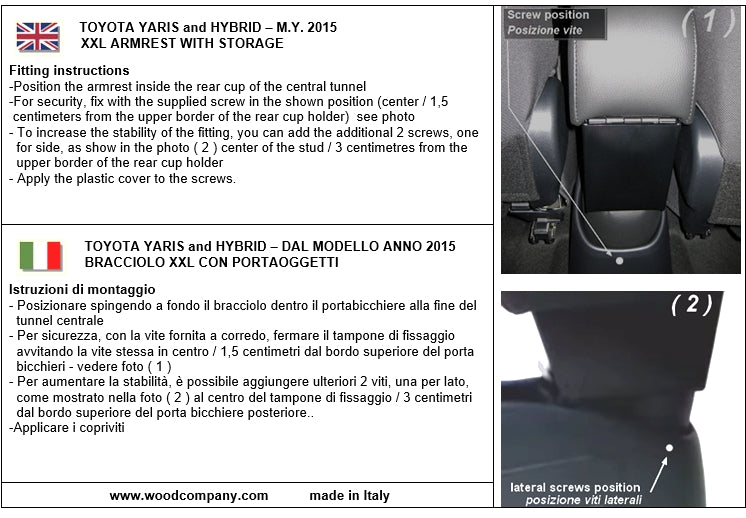 Toyota Yaris 2015-2020 kartámasz - dugaszolható szerelvényrendszer
