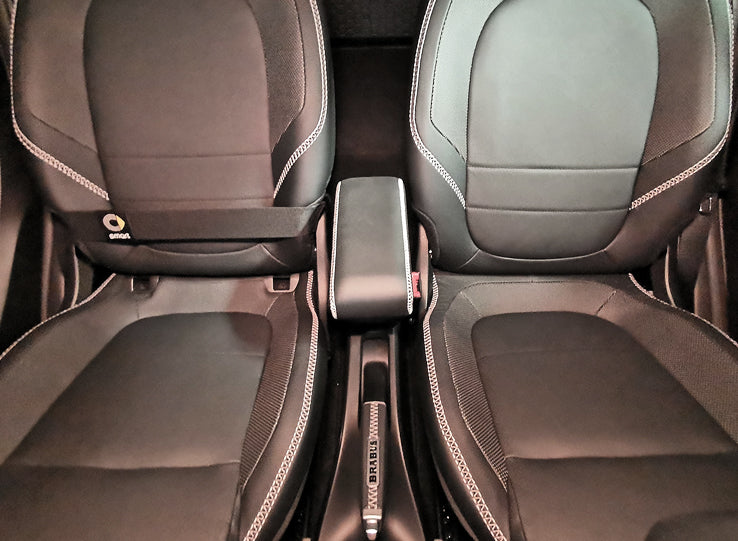 Smart 453-451 ab 2014 -Mittelarmlehne Brabus Style-Montage ohne Bohren