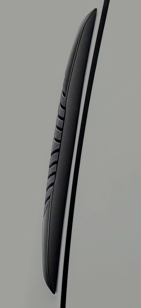 2 pièces Protection Portiere Voiture,Voiture Bandes Anti Collision, Noir