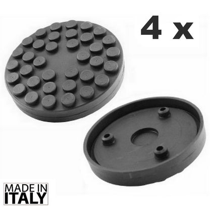 Ravaglioli 2 post Lift Rubber Pads - external d. 147 mm-4 pcs + 3 pins