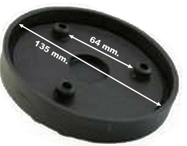 Ravaglioli 2 post Lift Rubber Pads - external d. 147 mm-4 pcs + 3 pins