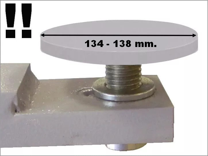 Ravaglioli 2 post Lift Rubber Pads - external d. 150 mm-4 pcs-supports