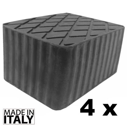 Tamponi per ponte sollevatore 160x120x120 - 4 pezzi - blocchi in gomma
