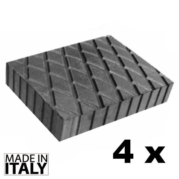 Tampons pour pont élévateur 160x120x25 mm-4 pièces-blocs en caoutchouc