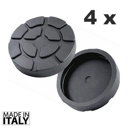 Ravaglioli 2 post Lift Rubber Pads - external d. 100 mm-4 pcs-supports