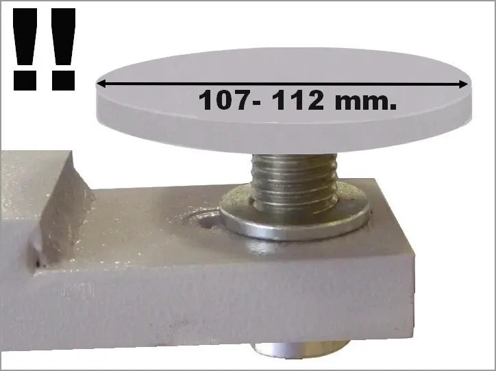 Ravaglioli 2 post Lift Rubber Pads - external d. 125 mm-4 pcs-supports