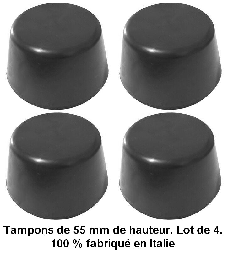 Tampons en caoutchouc ponts élévateurs, même voiture électriques-4 pcs