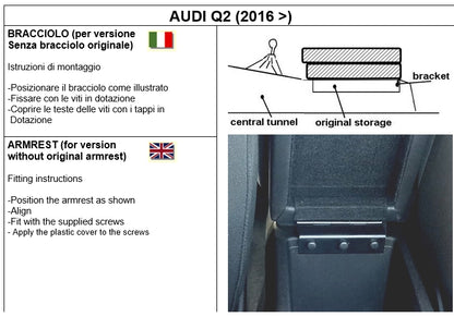 Audi Q2 armrest