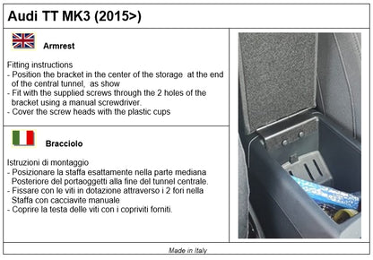 Audi TT MK3 (2015-2023) armrest