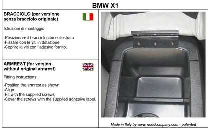 BMW X1 E84 (2009-2015) armsteun - installatie onzichtbare