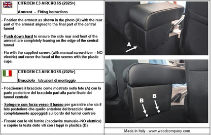 Citroën C3 Aircross (from 2025) armrest