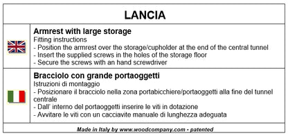 Lancia Musa υποβραχιόνιο - αόρατη εγκατάσταση