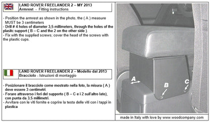 LR Freelander 2 (2013-2015) υποβραχιόνιο - αόρατη εγκατάσταση