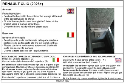 Renault Clio (2026 óta) kartámasz