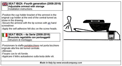 Seat Ibiza (2009-2016) bracciolo