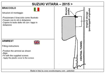 Suzuki Vitara 4 série (depuis 2015) accoudoir