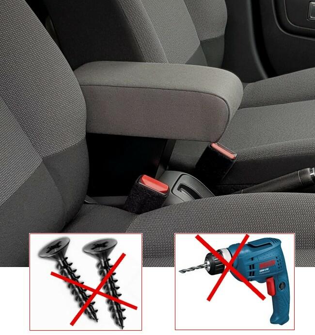 Citroën C3 (2017-2024) - armrest mod.DELUXE - fitting without drilling