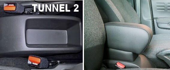 Citroën C3 Aircross 2021-2024 apoio de braco-túnel sem obturador