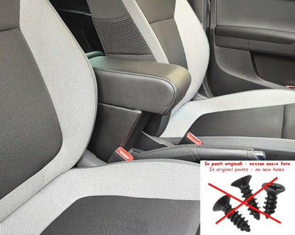 Skoda Fabia 2014-2021-υποβραχιόνιο Ασφάλιστρο-εγκατάσταση χωρίς τρύπες