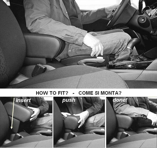 Citroën C3 Aircross 2021-2024 apoio de braco-túnel sem obturador