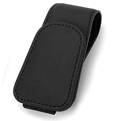 Supporto per Occhiali Sole da Auto,pelle nero-per alette parasole auto