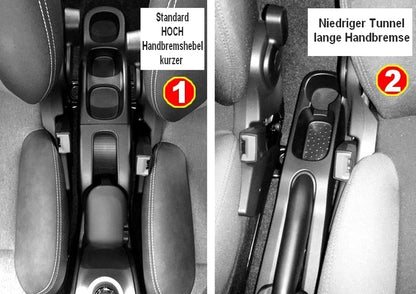 Fiat Panda (ab 2012) Mittelarmlehne mit Stauraum