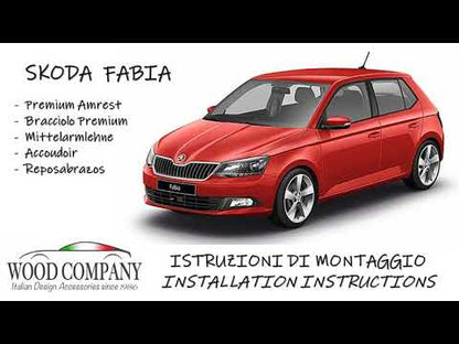 Skoda Fabia 2014-2021-υποβραχιόνιο Ασφάλιστρο-εγκατάσταση χωρίς τρύπες