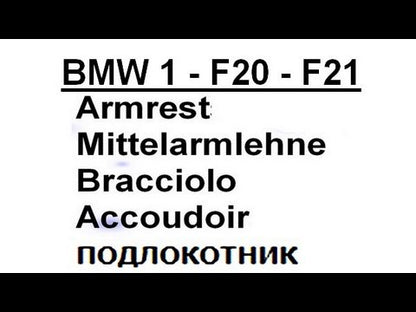 BMW 1 F20 and F21 armrest - invisible fitting