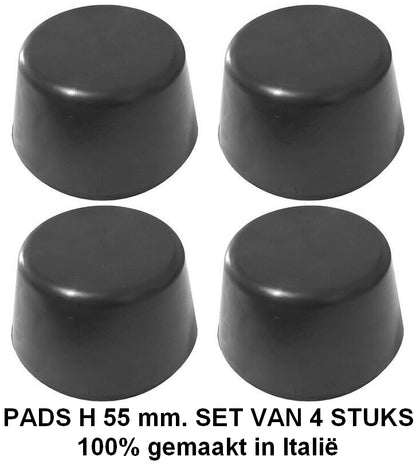 Rubberen pads voor autoliften, inclusief elektrische auto - 4 stuks
