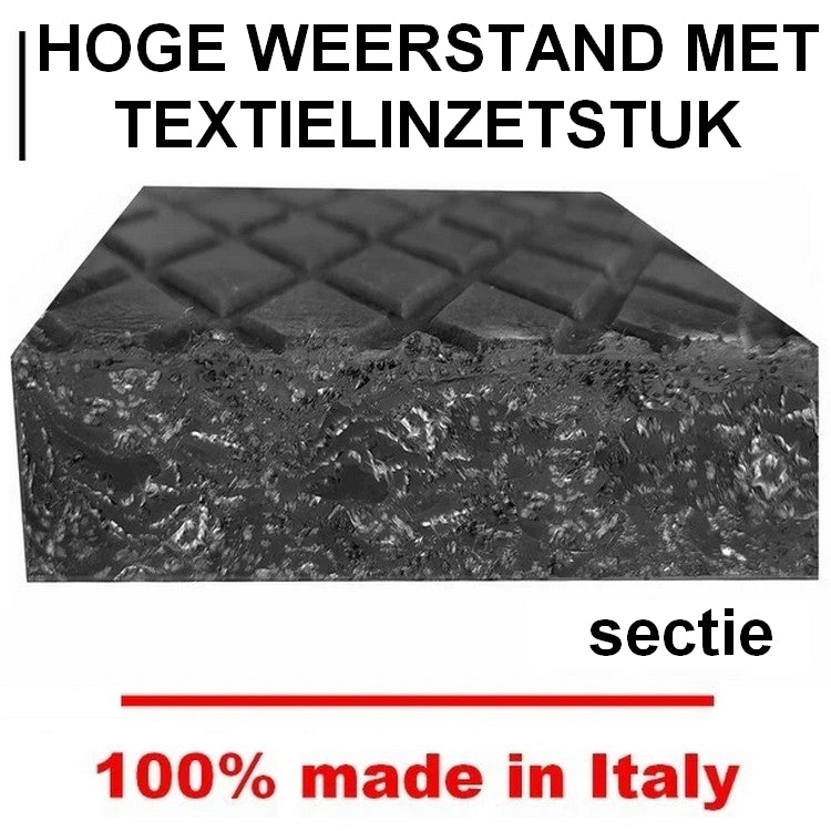 Rubberen pads voor autoliften 160x120x120 mm 4 st. -steunen hefbruggen