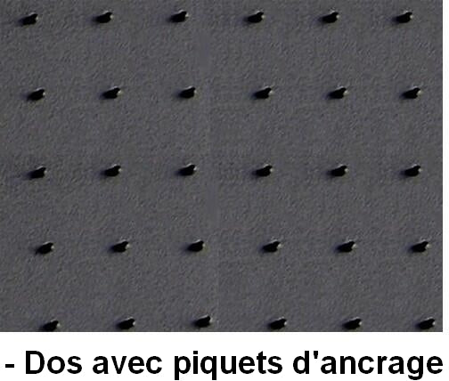 Tapis supplémentaire en caoutchouc pour voiture - résistant et inodore