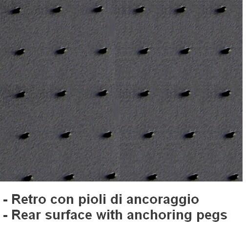 Tappeto addizionale per auto in gomma super resistente e inodore