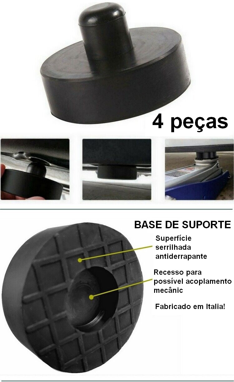 Blocos de goma para elevadores Tesla modelo 3 - 4 pçs