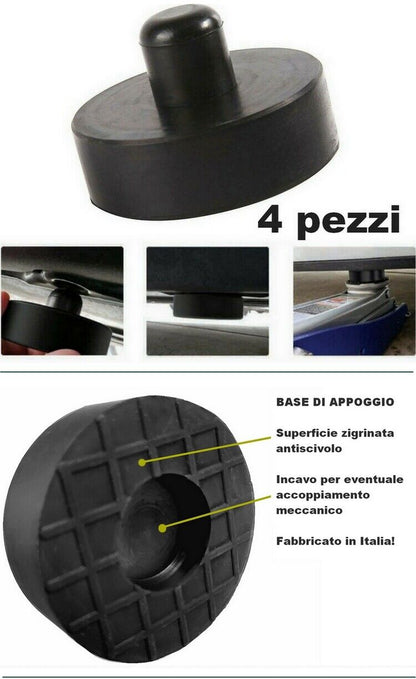 Tamponi per ponte sollevatore Tesla modello 3 - blocchi in gomma -4 pz